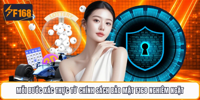 Mỗi bước xác thực từ chính sách bảo mật F168 nghiêm ngặt